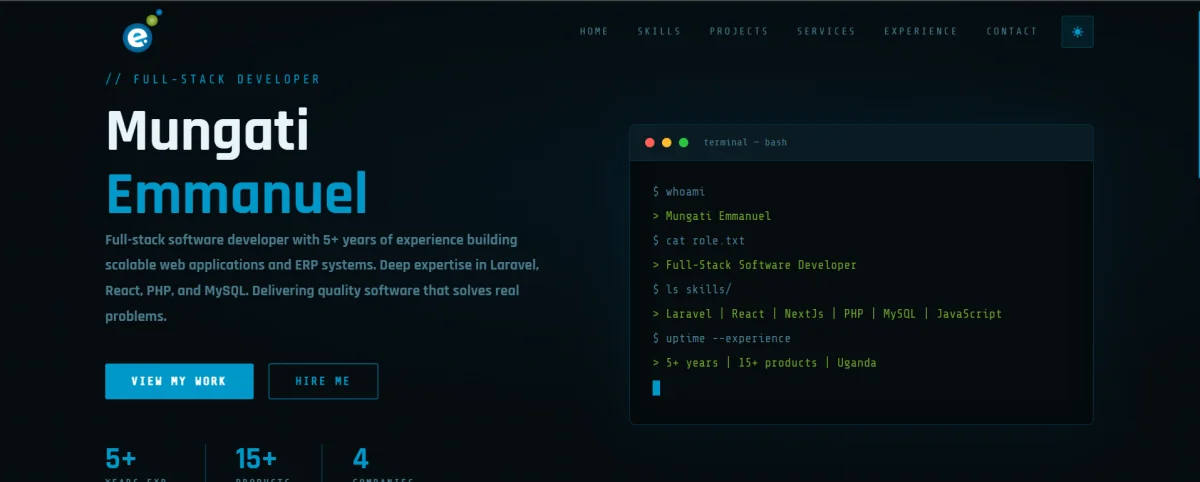 Personal Developer Portfolio